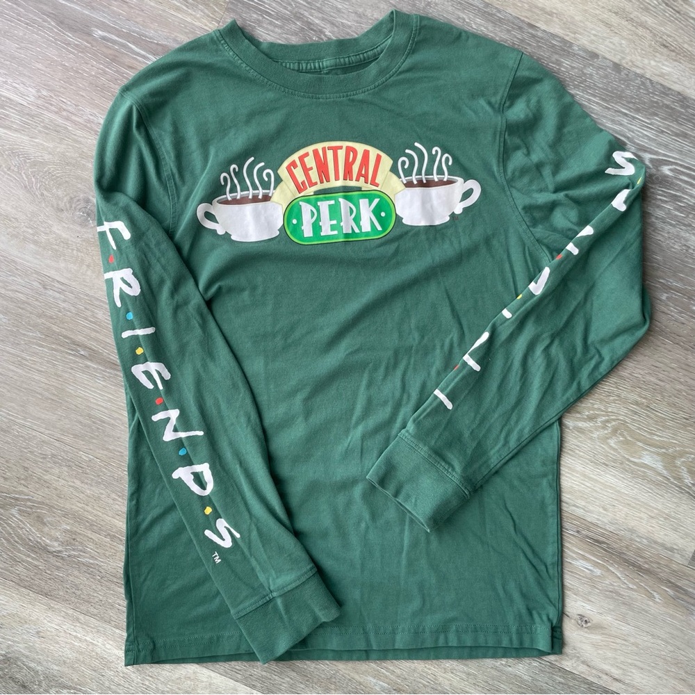 FRIENDS Green Central Perk Long Sleeve Tee